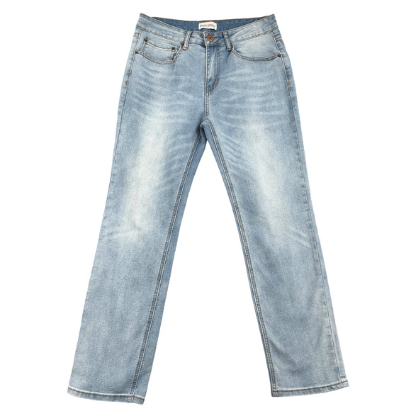 Dynasty Denim Co Light Wash Mens Jeans 5 Pocket Style Button Closure 30‎ x 30 - Picture 1 of 7